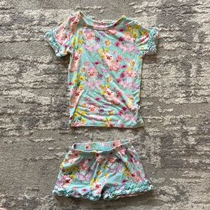 Posh Peanut Missy two piece pajama set in sz 6-12 months